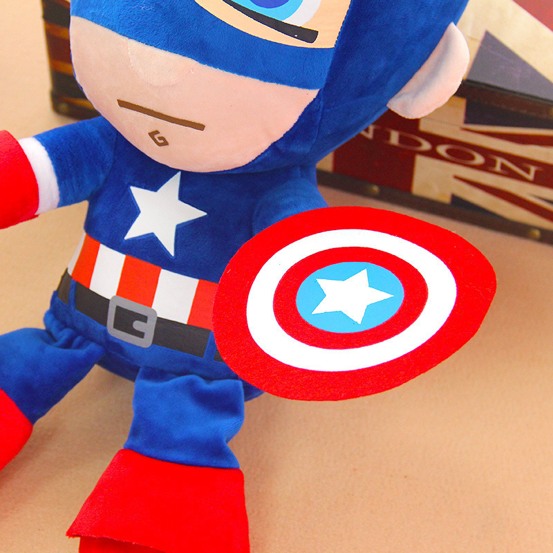Avengers plush doll spider-man toy captain america ragdoll cartoon anime gift wholesale