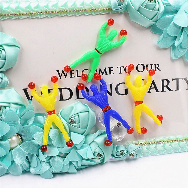Wholesale Wall Climbing Spider-Man/Sticky Spider-Man/Wall Climbing Superman/Rock Climbing Villain/Wall Climbing Man/Trick Toy