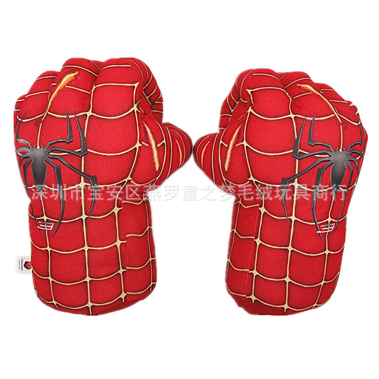 Films and Television Products Spider-Man the Hulk Foreign Trade Fist GlovesSpider-Man Toy Films and Television Products Spider-Man the Hulk Foreign Trade Fist GlovesSpider-Man Toy