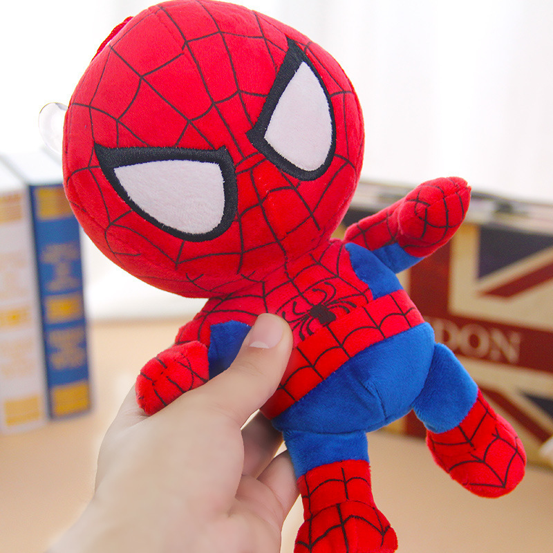 Factory Wholesale Simulation Avengers Doll Spider-Man Plush Toy Captain America Superman Ragdoll