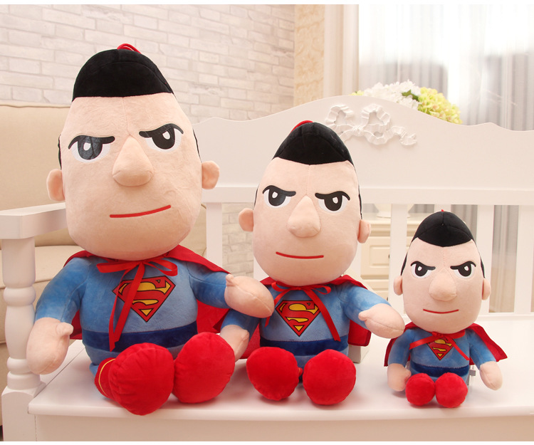 Factory Wholesale Simulation Avengers Doll Spider-Man Plush Toy Captain America Superman Ragdoll