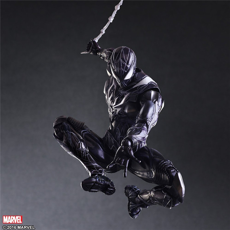 PA changed to black spider-man limited PLAY ARTS animation manual model toy wholesale PA changed to black spider-man limited PLAY ARTS animation manual model toy wholesale