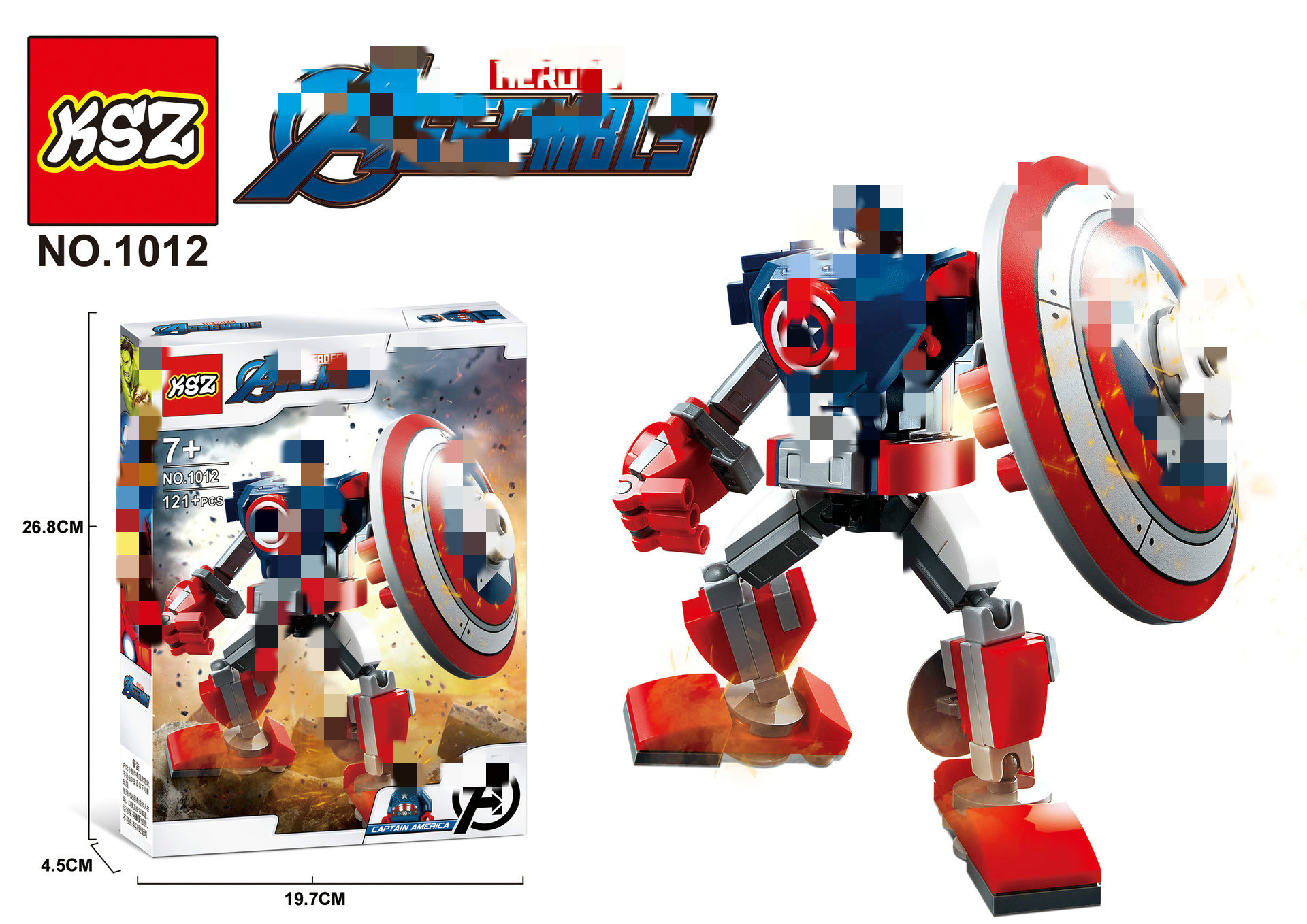 Revenge Hero Mech Series 1003 Steel Killer Spider-Man American Team Thor 1012 Spider-Man Toy Revenge Hero Mech Series 1003 Steel Killer Spider-Man American Team Thor 1012 Spider-Man Toy