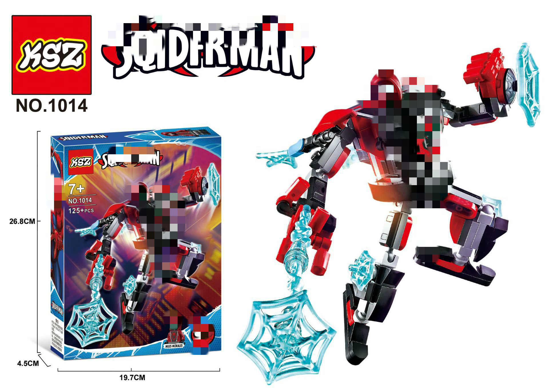 Revenge Hero Mech Series 1003 Steel Killer Spider-Man American Team Thor 1012 Spider-Man Toy Revenge Hero Mech Series 1003 Steel Killer Spider-Man American Team Thor 1012 Spider-Man Toy
