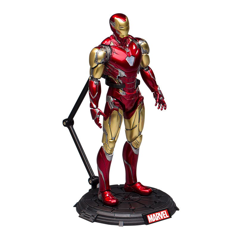 Migu Marvel Genuine Avengers 4 Iron Man Garage Kits Ornaments Mk85 Peripheral Spider-Man Toy Model