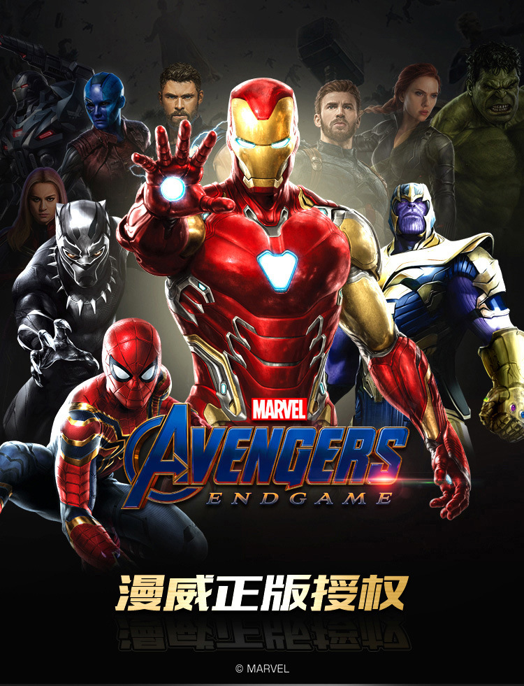 Genuine Marvel Avengers Movable Model Hand-Made Steel Spider-Man Killer Transformation Doll Toy