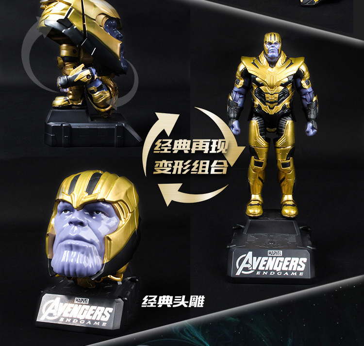Genuine Marvel Avengers Movable Model Hand-Made Steel Spider-Man Killer Transformation Doll Toy