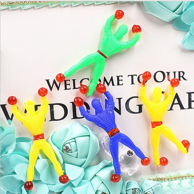 Wall Climbing Man Sticky Spider-Man Wall Climbing Superman Wall Climbing Man 2 Yuan Shop Traditional Toy Wall Climbing Spider Man