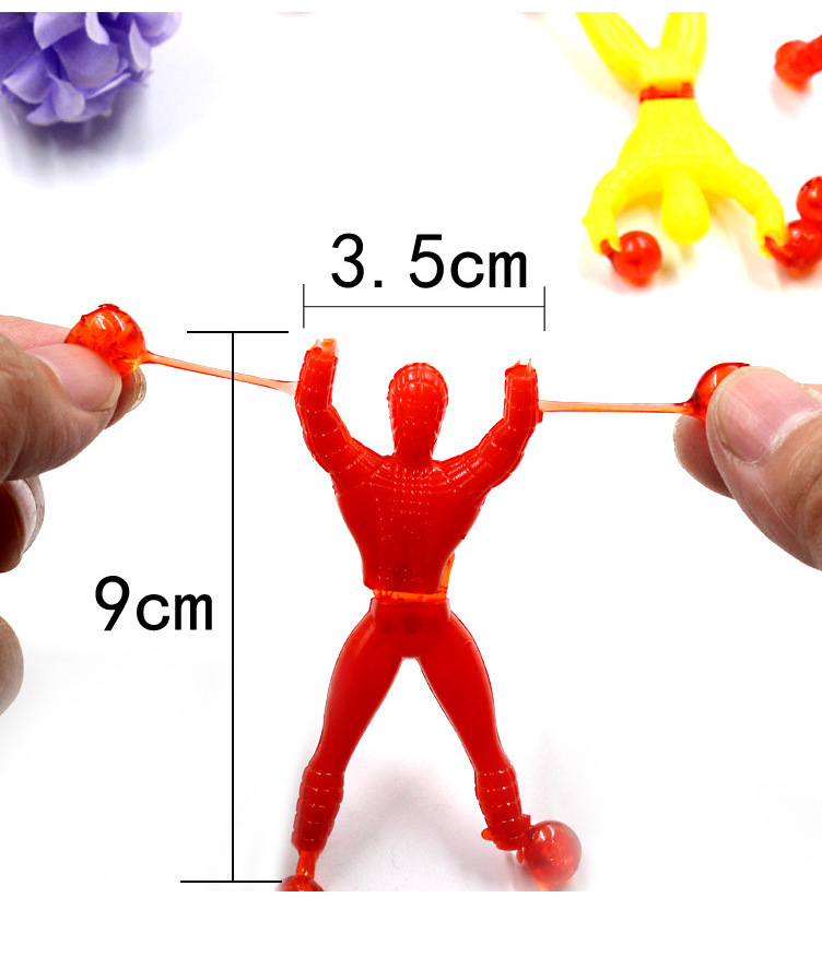 Wall Climbing Man Sticky Spider-Man Wall Climbing Superman Wall Climbing Man 2 Yuan Shop Traditional Toy Wall Climbing Spider Man