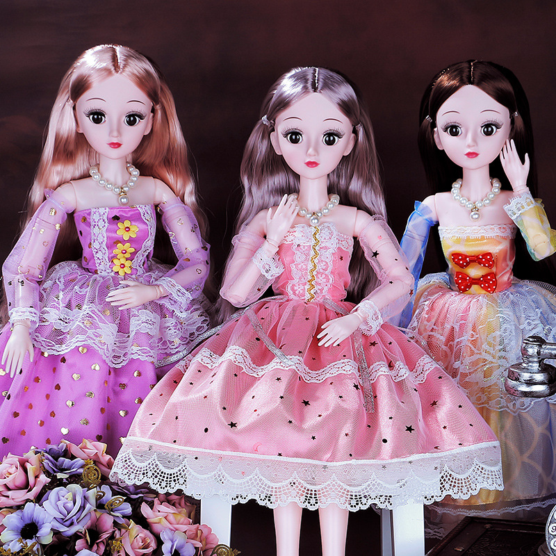 Manufacturers shot barbie doll, pig lay in 60 centimeters light music source class girl toys gifts