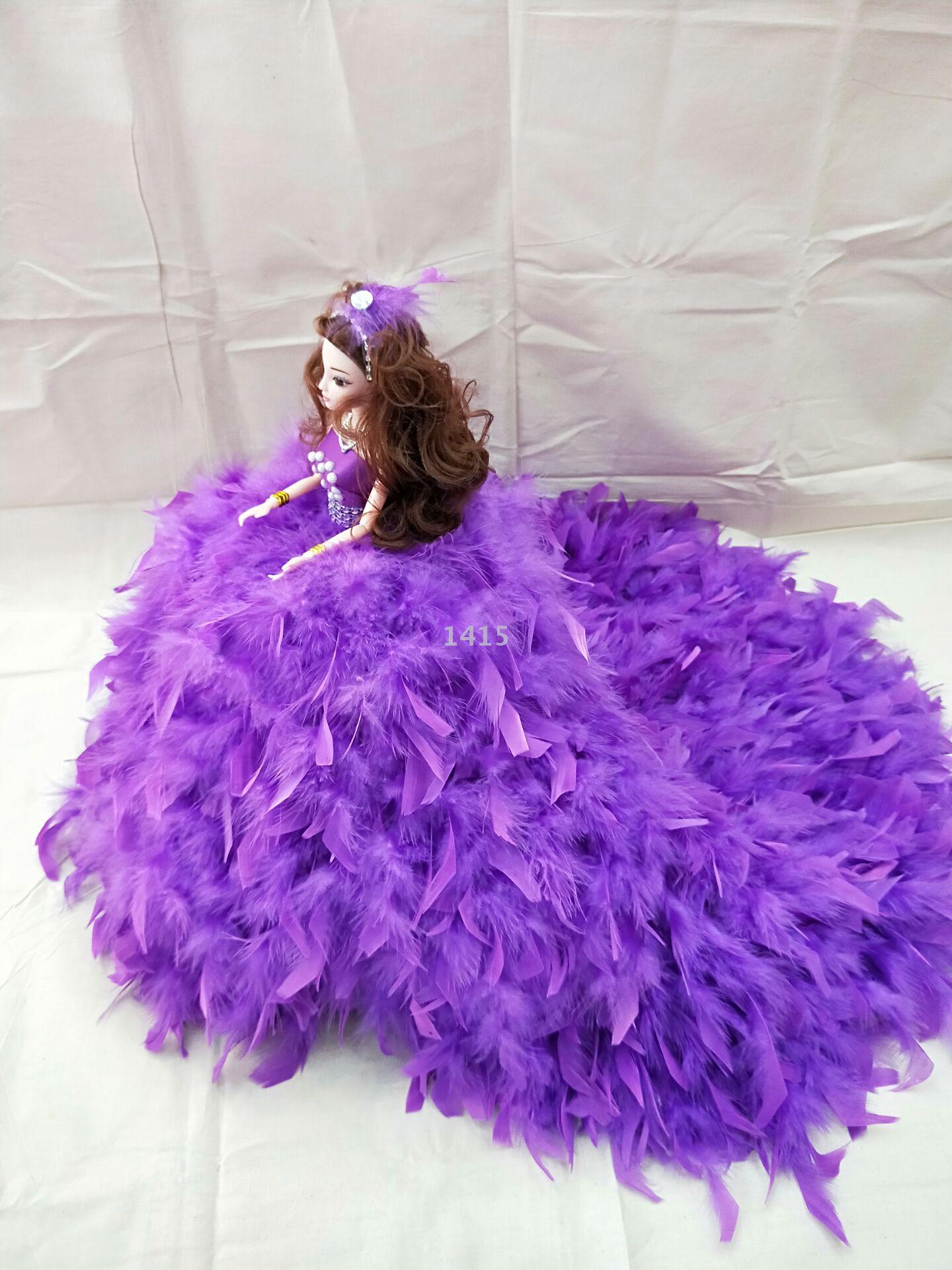 New Arrival Hot Sale Simulation Feather Barbie Doll Toy