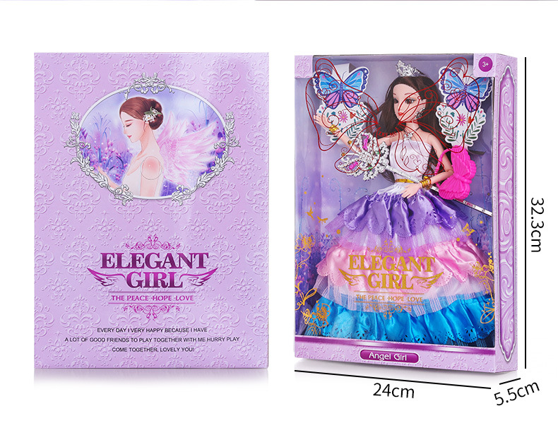 Girl Princess Barbie Fenli Doll Set Children's Toys Dolls for Dressing up Large Gift Box Gift Wholesale