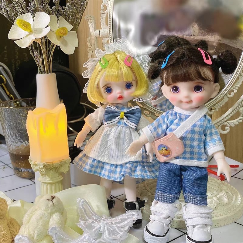 Dress-up 16-17cm Lovely Barbie Doll Clothes Doll Clothes Clothes Korean Style 8 Points Bjdob11 Doll Clothes Clothes and Dresses Suit