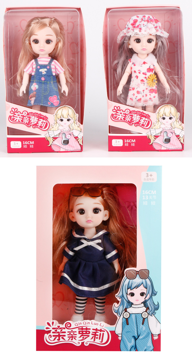 Boutique Lolita Little Barbie Doll Doll Set Princess 3D Real Eye Doll Baby Girls' Toy Boutique Lolita Little Barbie Doll Doll Set Princess 3D Real Eye Doll Baby Girls' Toy
