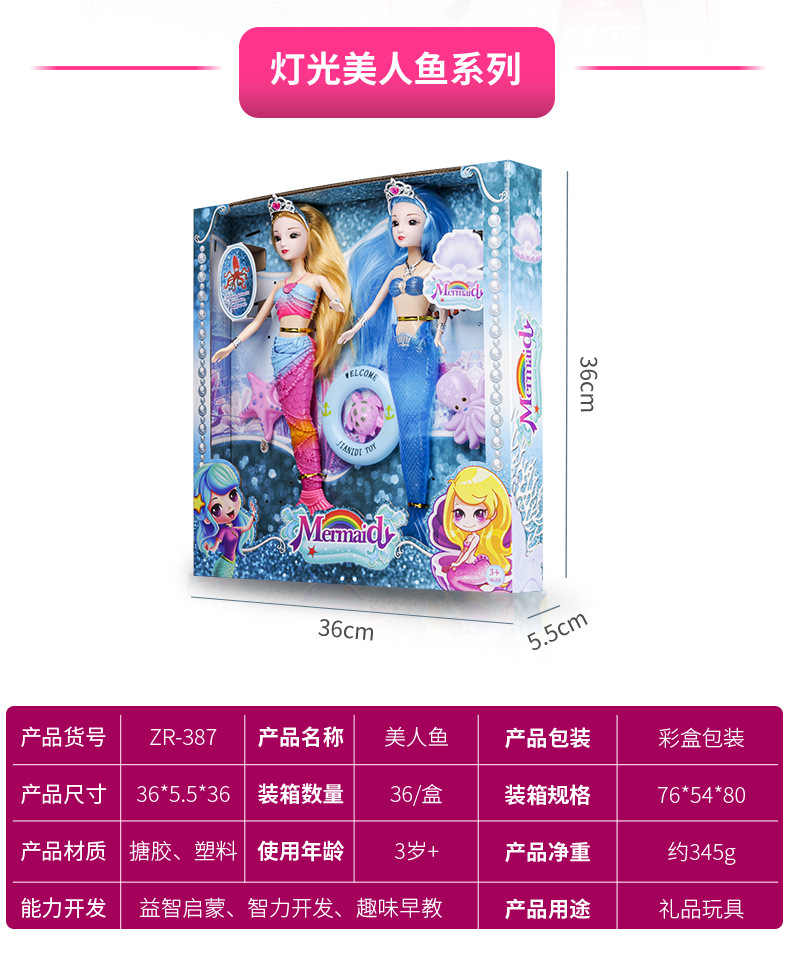 Barbie Fenli Doll Set Toy Children's Gift Enrollment Gift Girl Princess Doll Large Gift Box Barbie Fenli Doll Set Toy Children's Gift Enrollment Gift Girl Princess Doll Large Gift Box