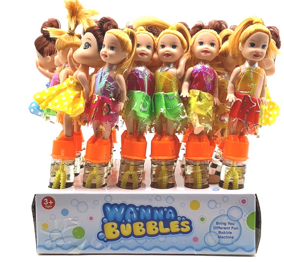 Confused doll barbie doll new cartoon children bubble water outdoor toys wholesale