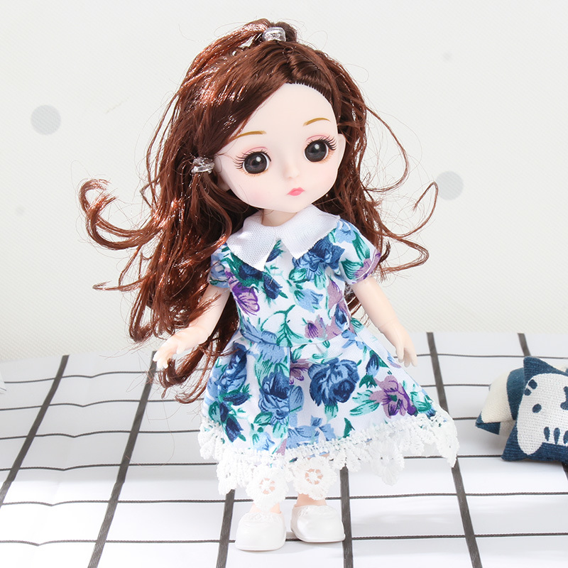 Toys for Little Girls Gift Box Ob11 Mini Dress Princess Joint BJD Doll 16cm Simulation Barbie Doll Toys for Little Girls Gift Box Ob11 Mini Dress Princess Joint BJD Doll 16cm Simulation Barbie Doll