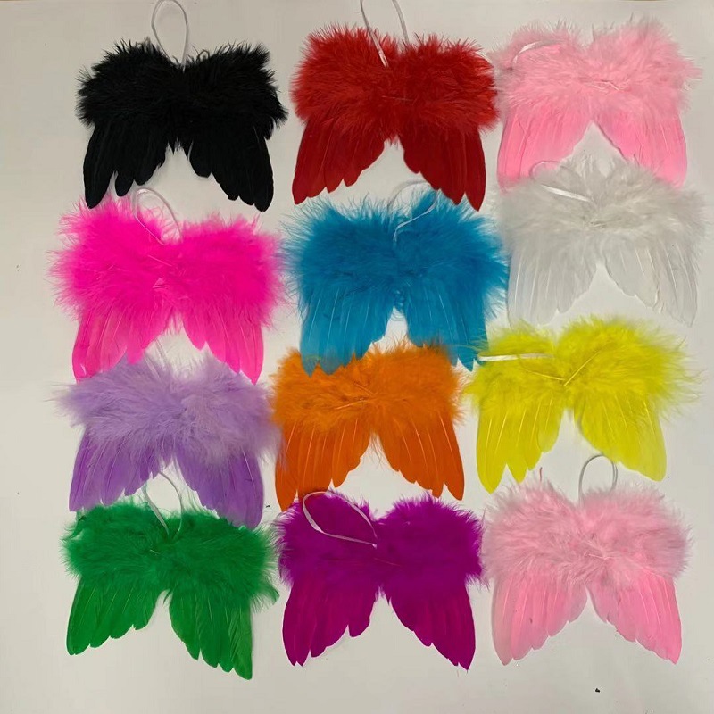Christmas Feather Wings Children's Photography Props Clothing Accessories Pendant Baby Misty Barbie Little Angel Christmas Feather Wings Children's Photography Props Clothing Accessories Pendant Baby Misty Barbie Little Angel