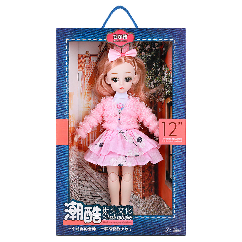Mingrun Barbie Doll 30cm Children&#039;s Gift Dress Princess Girls Playing House Toy Gift Set Wholesale