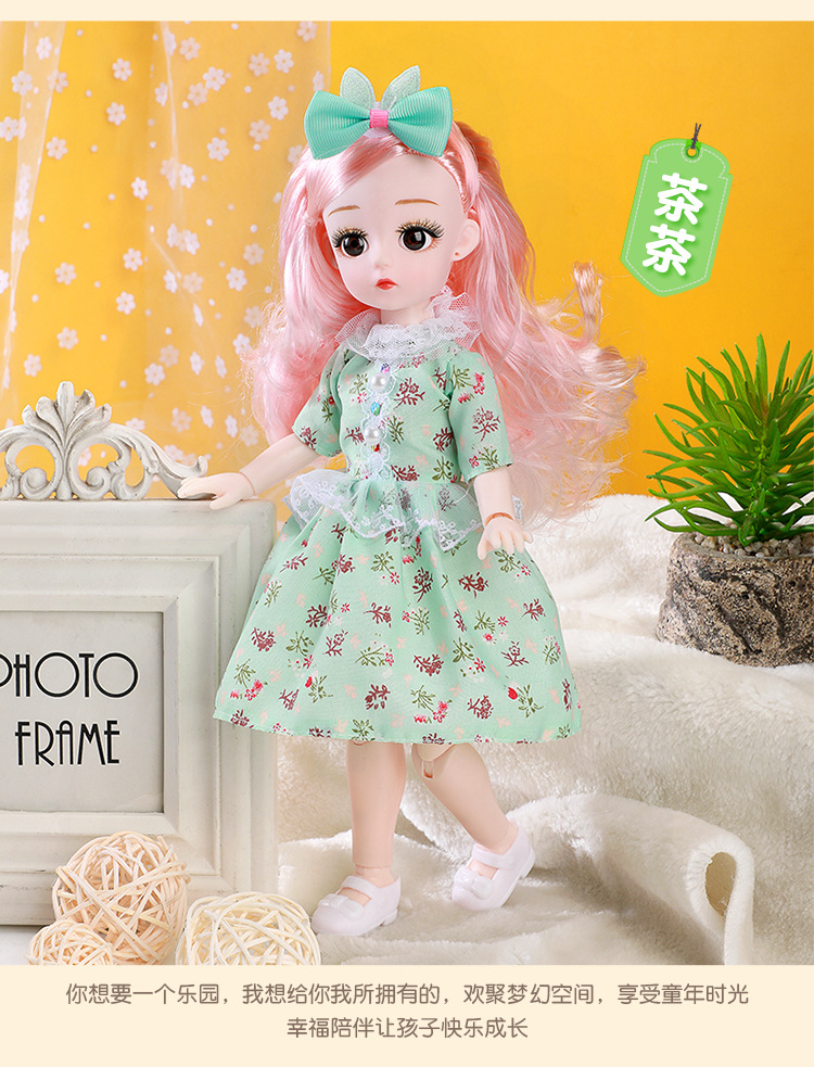 Mingrun Barbie Doll 30cm Children's Gift Dress Princess Girls Playing House Toy Gift Set Wholesale Mingrun Barbie Doll 30cm Children's Gift Dress Princess Girls Playing House Toy Gift Set Wholesale