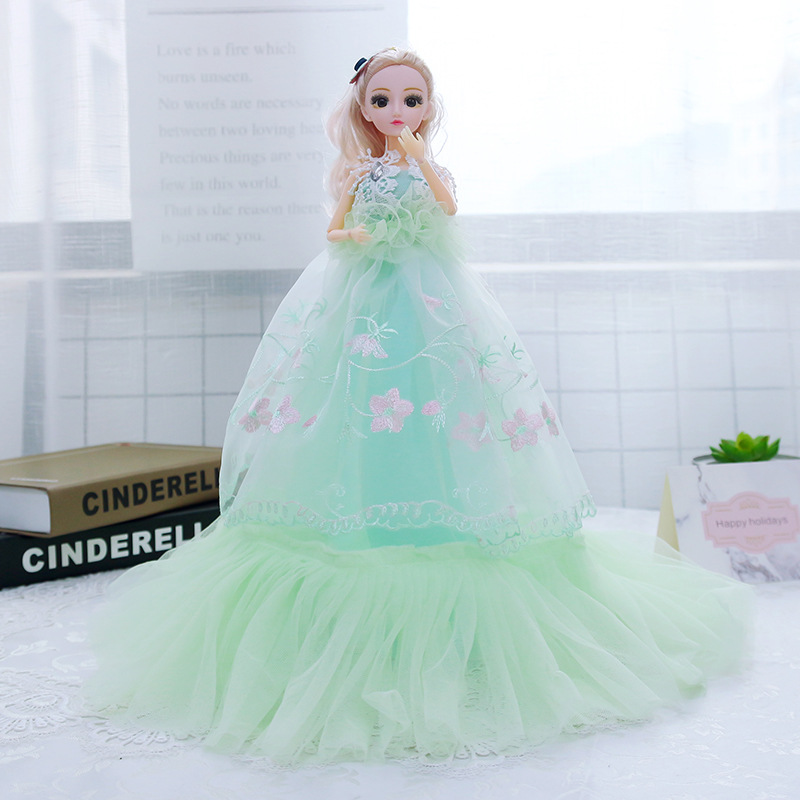 Yad Barbie Wedding doll 4cm creative hot style plastic gift box set toys wholesale