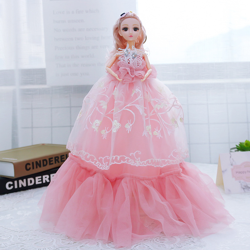Yad Barbie Wedding doll 4cm creative hot style plastic gift box set toys wholesale