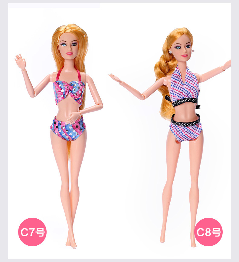 11-Inch Barbie Doll Clothes 30cm Doll Can Wear Swimsuits Bikini Suit Fashion Toy Costume Wholesale