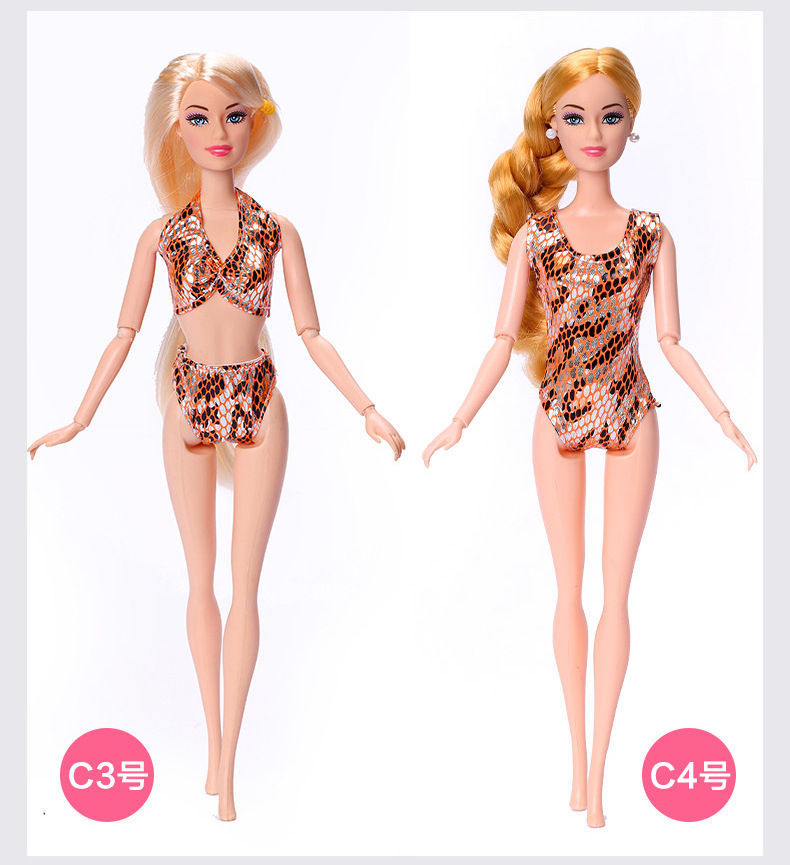 11-Inch Barbie Doll Clothes 30cm Doll Can Wear Swimsuits Bikini Suit Fashion Toy Costume Wholesale