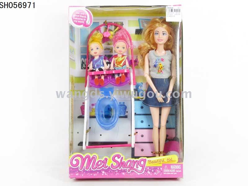 Body fashion Barbie with double 3-inch body Barbie baby high-end version of the United States and Thailand