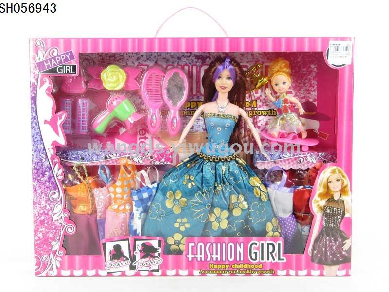 High-end boxed 11.5-inch body wedding dress Barbie with 3.5-inch body Barbie