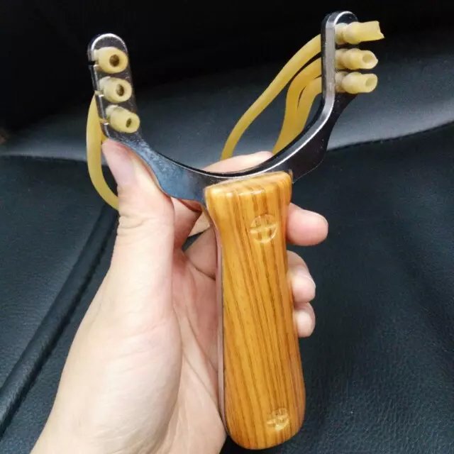Wood Wolf slingshot three shares pearl adult outdoor monopoly slingshot slingshot slingshot