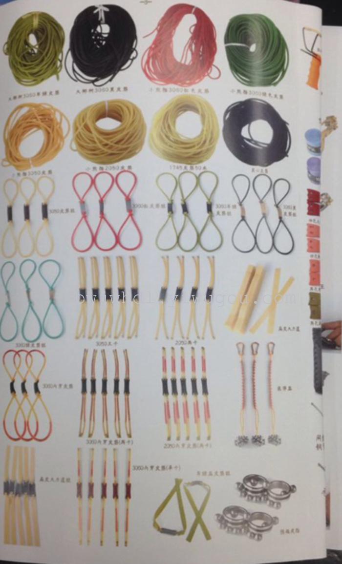 Slingshot rubber bands wholesale and retail parts