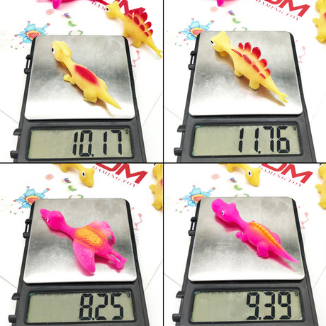 Creative Dinosaur Finger Flipping Decompression Toy TPR Soft Rubber Finger Slingshot Children&#039;s New Exotic Toys