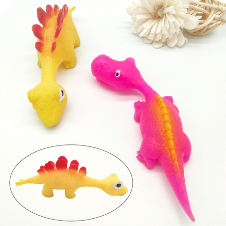 Creative Dinosaur Finger Flipping Decompression Toy TPR Soft Rubber Finger Slingshot Children&#039;s New Exotic Toys