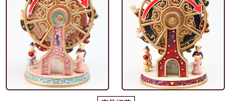 Wholesale Ferris Wheel Bear Music Box Rotating Music Box Send Girls Birthday Gifts Creative Ornaments One Piece Dropshipping Wholesale Ferris Wheel Bear Music Box Rotating Music Box Send Girls Birthday Gifts Creative Ornaments One Piece Dropshipping