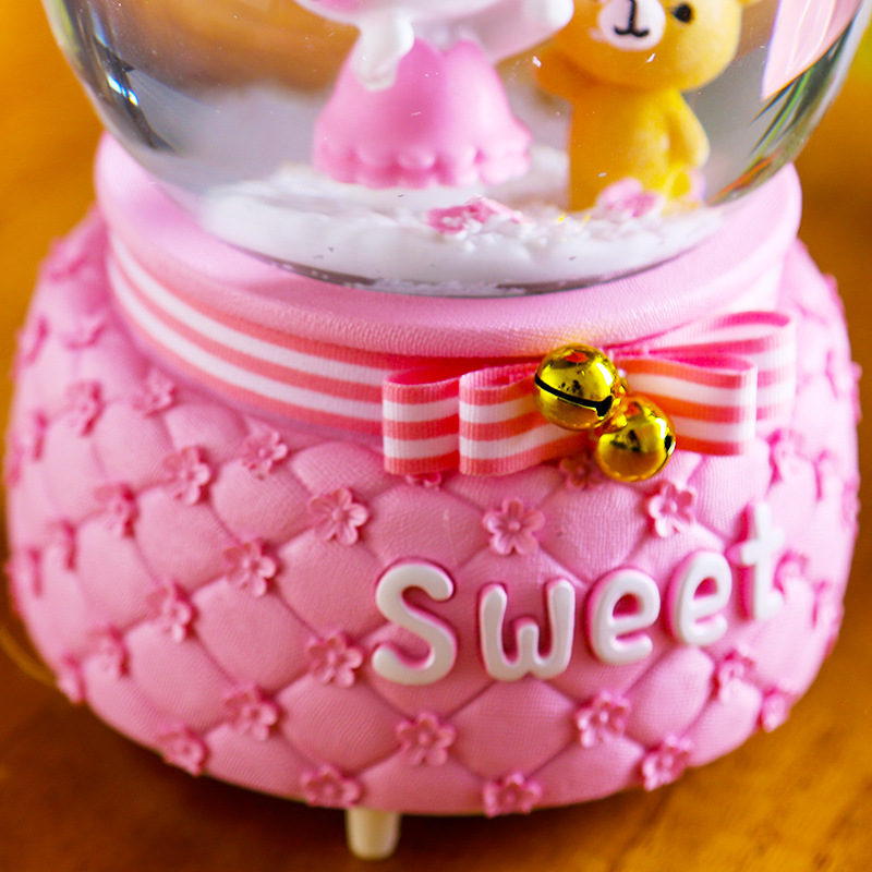 Grocery Creative Home Cat Crystal Ball Music Box Luminous Girl Heart Present to Girl for Birthdays and Valentine's Days Gift Decoration Grocery Creative Home Cat Crystal Ball Music Box Luminous Girl Heart Present to Girl for Birthdays and Valentine's Days Gift Decoration