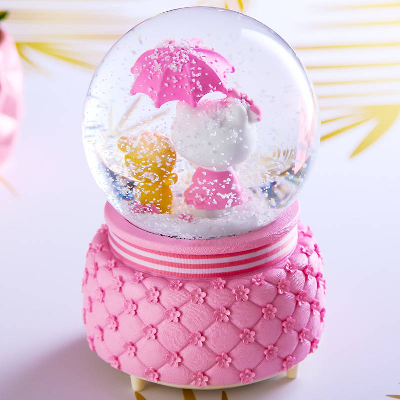 Grocery Creative Home Cat Crystal Ball Music Box Luminous Girl Heart Present to Girl for Birthdays and Valentine's Days Gift Decoration Grocery Creative Home Cat Crystal Ball Music Box Luminous Girl Heart Present to Girl for Birthdays and Valentine's Days Gift Decoration