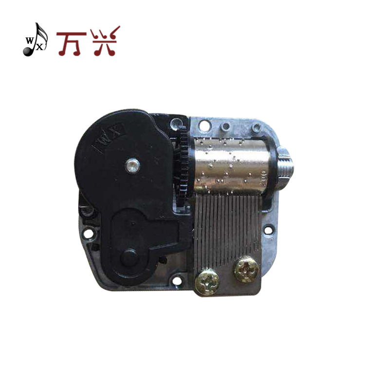 WX Wanxing  Black 18G Music Box Movement Music Box Movement Standard