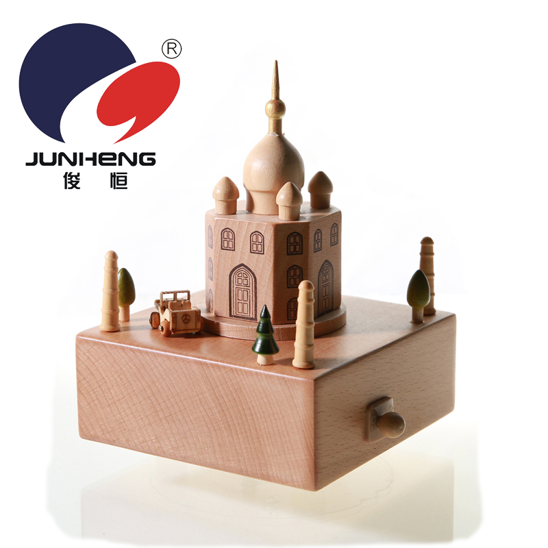 Amazon Spot Thailand Taijiling Music Box Gift Gift Gift Gift Music Box Wooden Craftwork Lettering Customization