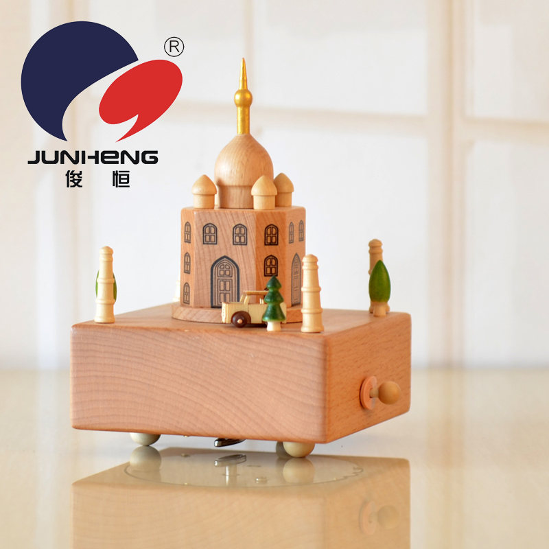 Amazon Spot Thailand Taijiling Music Box Gift Gift Gift Gift Music Box Wooden Craftwork Lettering Customization