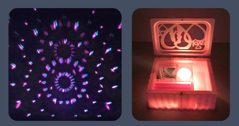 Music Box Strafe-Jumping Ballet Projection Lamp Crystal Ball Princess Elsa Children's Birthday Gifts Necklace Music Box Music Box Strafe-Jumping Ballet Projection Lamp Crystal Ball Princess Elsa Children's Birthday Gifts Necklace Music Box