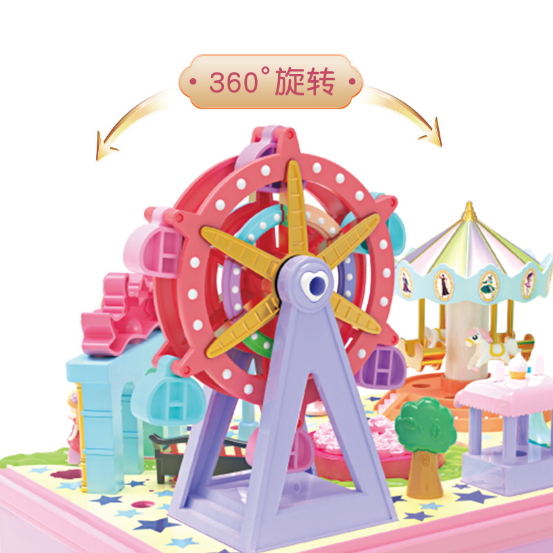 Ye Luoli Neverland Ranch Music Box Night Lolita Ice Princess Carousel Children New Year Gift Toys Girl