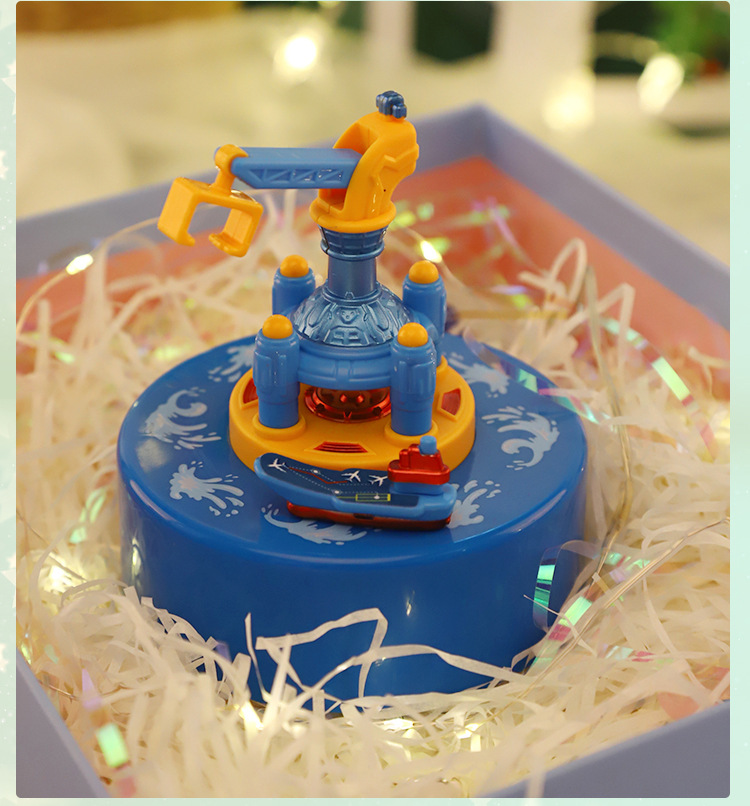 New Children's Toy Astronaut Rotating Music Station Morphite Ocean Dock Music Box Gift Decoration New Children's Toy Astronaut Rotating Music Station Morphite Ocean Dock Music Box Gift Decoration