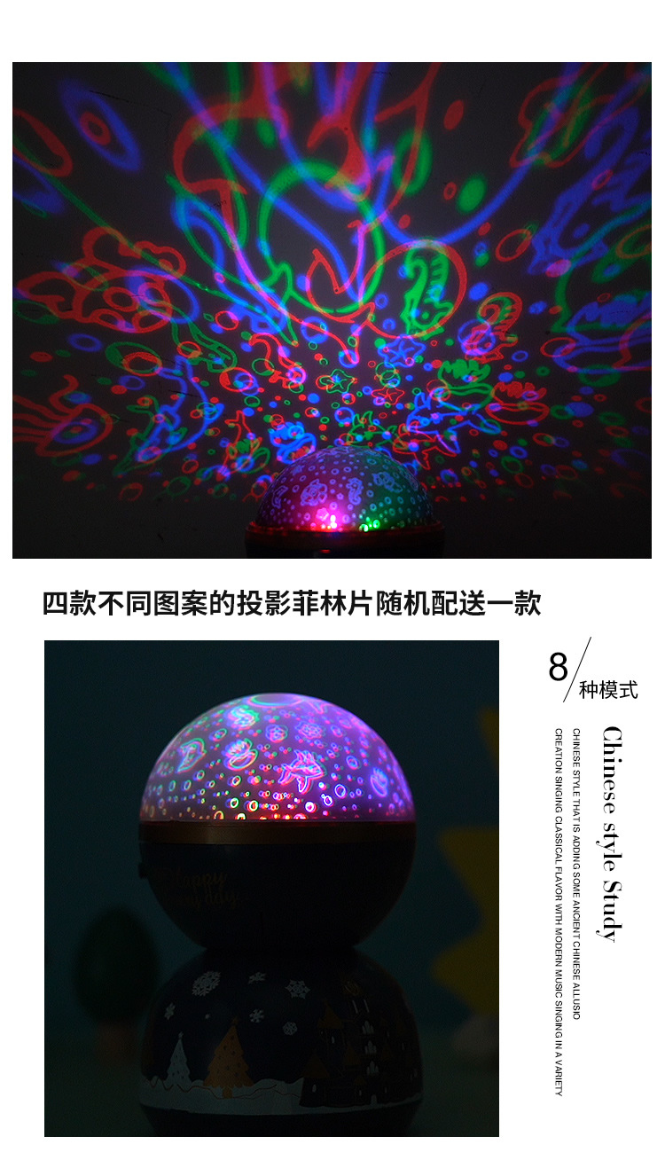 Light Projection Carousel Music Box Music Box Cake Decorative Ornaments Children's Birthday Gifts Holiday Decoration Light Projection Carousel Music Box Music Box Cake Decorative Ornaments Children's Birthday Gifts Holiday Decoration