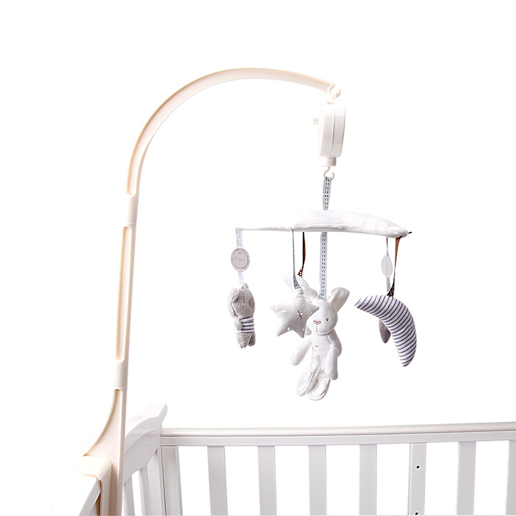 Baby Toys Five-Pointed Star Plush Rabbit Bear Rotating Music Bedside Bell Music Box Bed Bell Baby Toys Five-Pointed Star Plush Rabbit Bear Rotating Music Bedside Bell Music Box Bed Bell