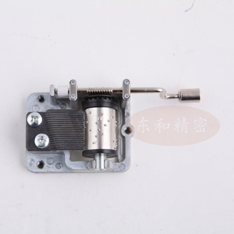 Music Box Accessories Ordinary Hand-Cranking Movement Metal Rocker Music Bell Movement Inner Rotating Music Box Movement Parts