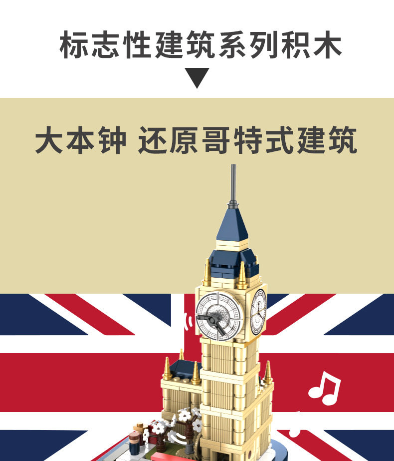 Jiaqi Building Blocks Music Box Creative Decoration Assembly Street View Building Blocks Christmas Holiday Gift Valentine's Day Trendy Toys Jiaqi Building Blocks Music Box Creative Decoration Assembly Street View Building Blocks Christmas Holiday Gift Valentine's Day Trendy Toys
