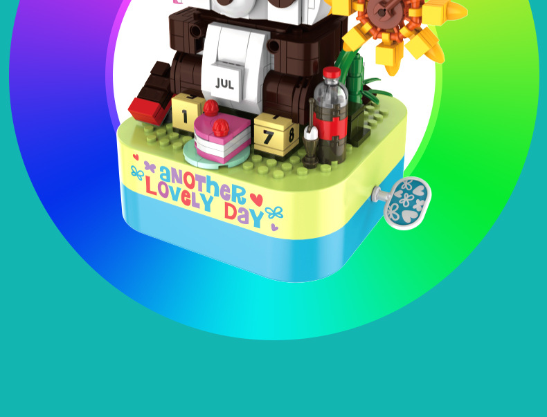 Jiaqi Building Blocks Music Box Creative Decoration Assembly Street View Building Blocks Christmas Holiday Gift Valentine's Day Trendy Toys Jiaqi Building Blocks Music Box Creative Decoration Assembly Street View Building Blocks Christmas Holiday Gift Valentine's Day Trendy Toys