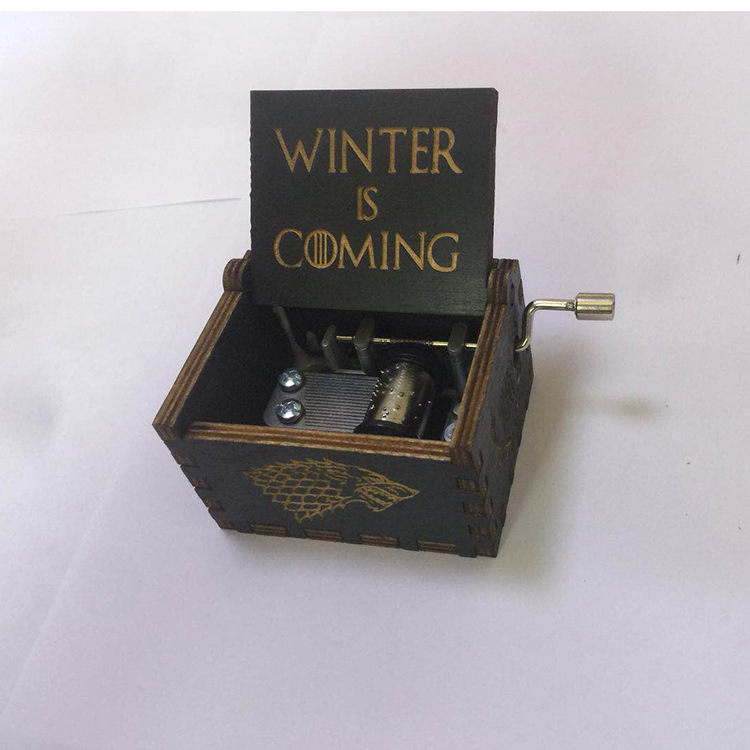 Creative Home Music Box Wooden Handicraft Modern Minimalist 008 Rights Game Music Box Factory Direct Sales Batch