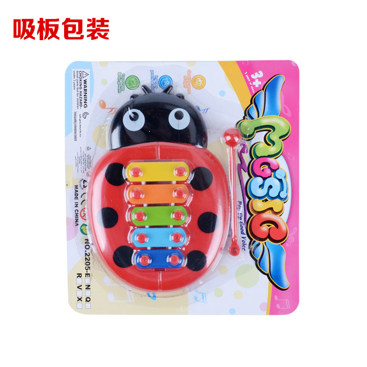 4350 Baby Puzzle Insect Toy Piano Early Education Music Music Box Children Percussion Musical Instrument Toys Wholesale
